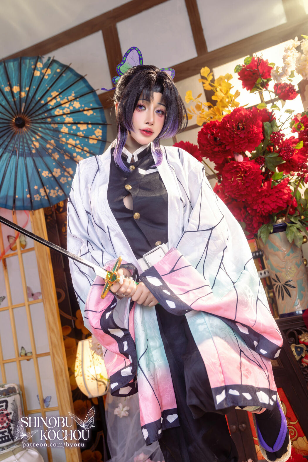 Coser@Byoru – Shinobu Kochou HD – 鬼灭之刃 蝴蝶忍 (73P – 27V)