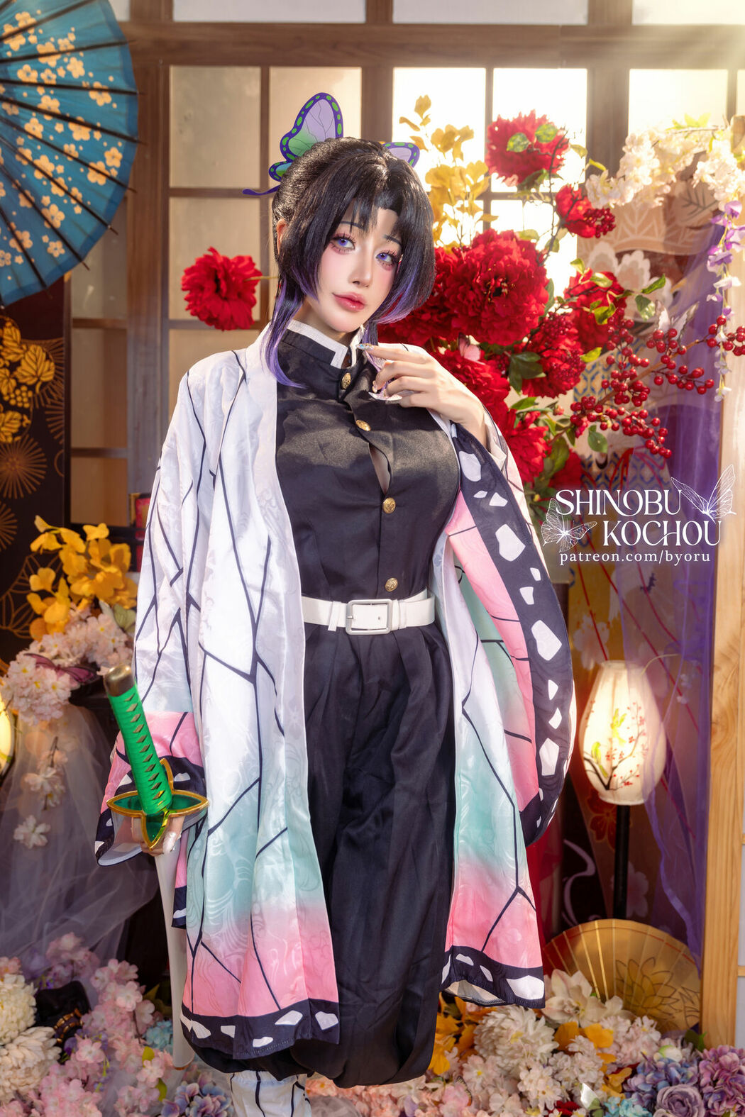 Coser@Byoru – Shinobu Kochou HD – 鬼灭之刃 蝴蝶忍 (73P – 27V)