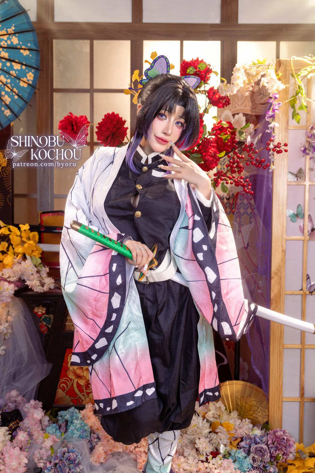 Coser@Byoru – Shinobu Kochou HD – 鬼灭之刃 蝴蝶忍 (73P – 27V)