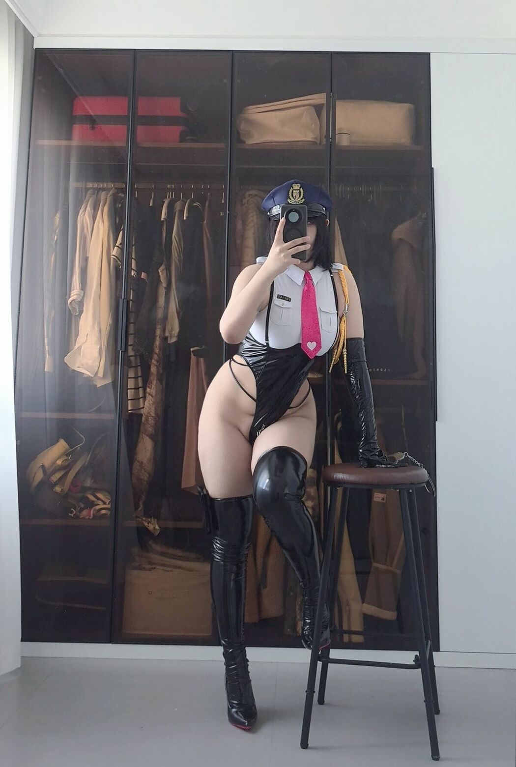 Coser@葛生w – 宇都宫沙希女警 (61P – 4V)