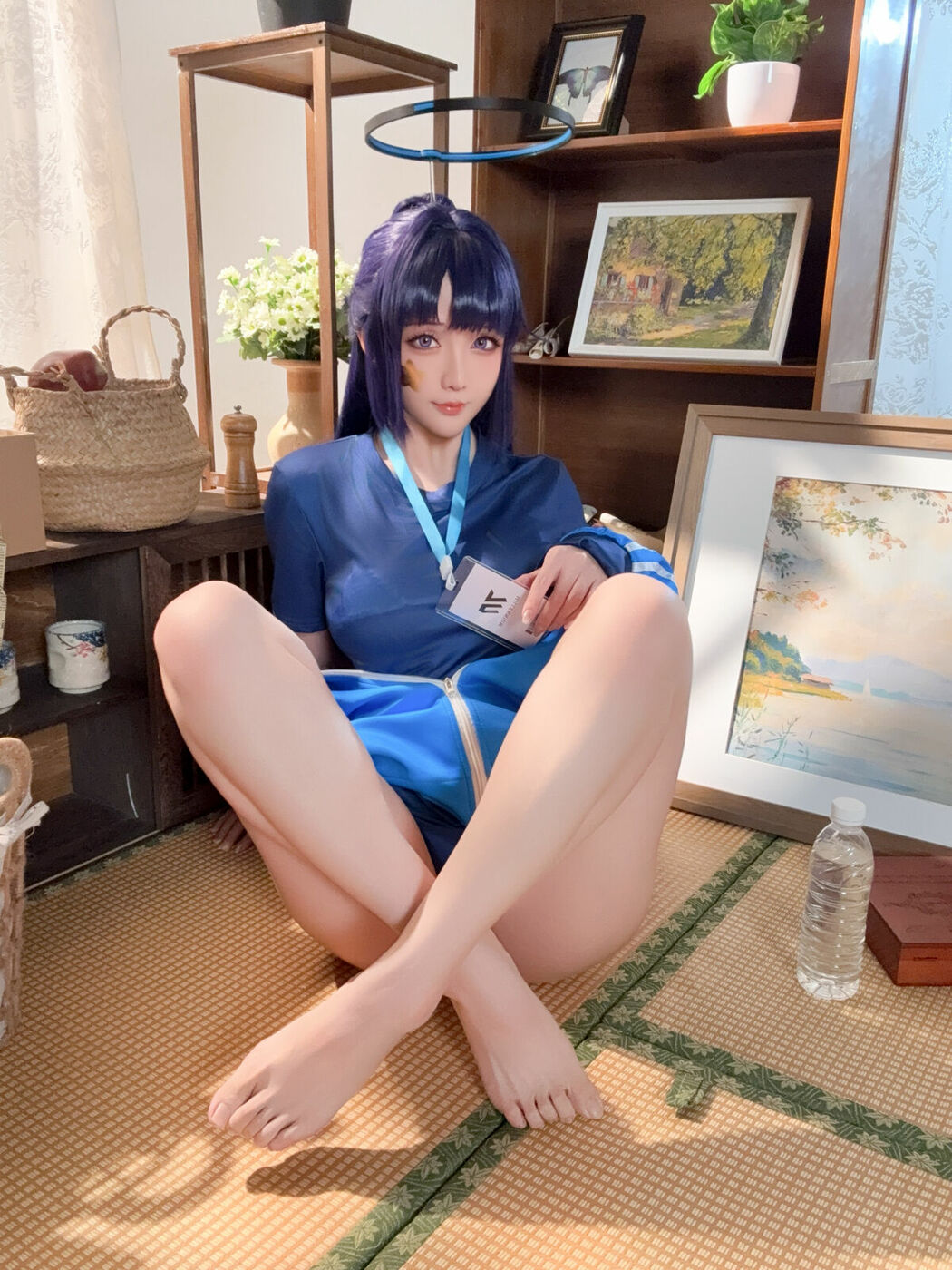 Coser@星之迟迟Hoshilily – 蔚蓝档案-早濑优香体操服 (70P – 1V)