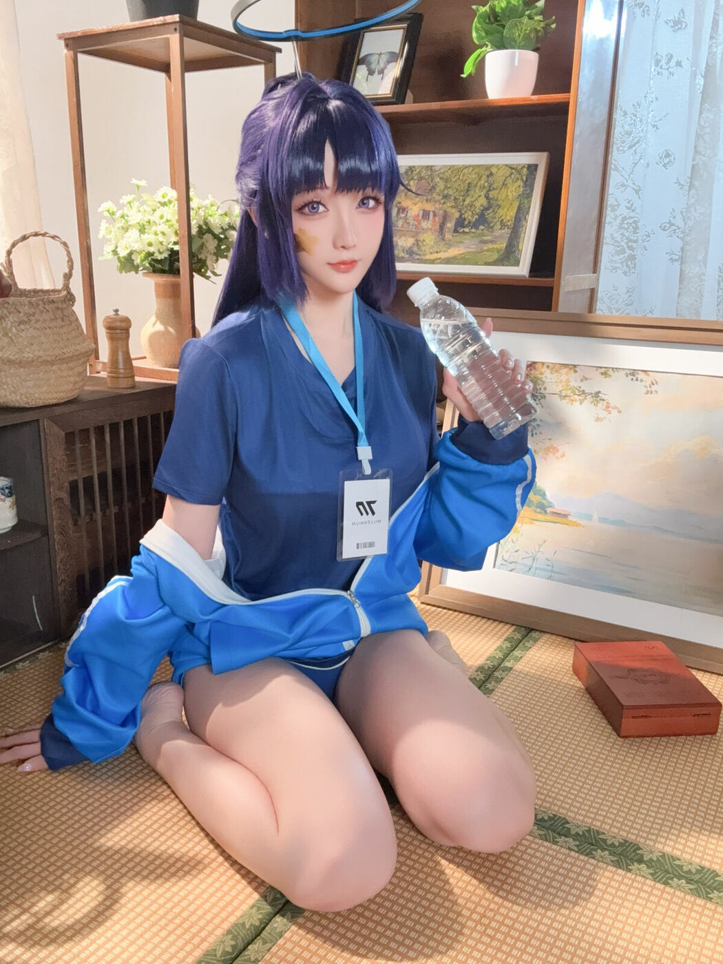 Coser@星之迟迟Hoshilily – 蔚蓝档案-早濑优香体操服 (70P – 1V)
