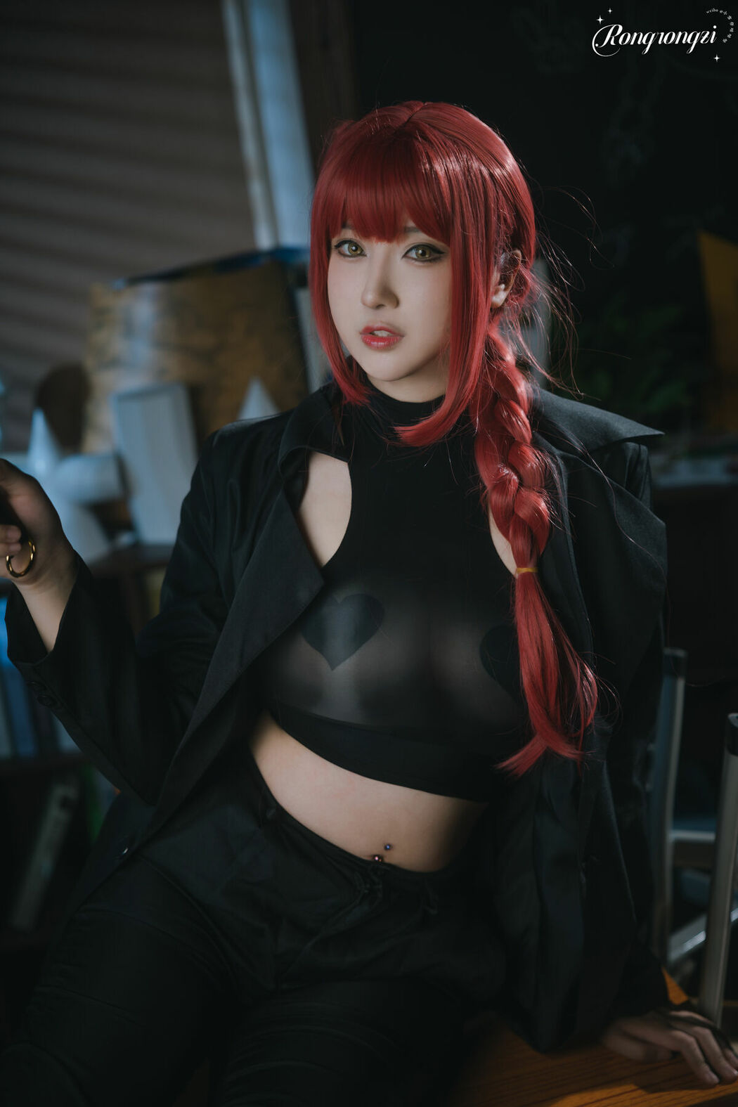 Coser@小容仔咕咕咕w – 链锯人 玛奇玛 (46P)