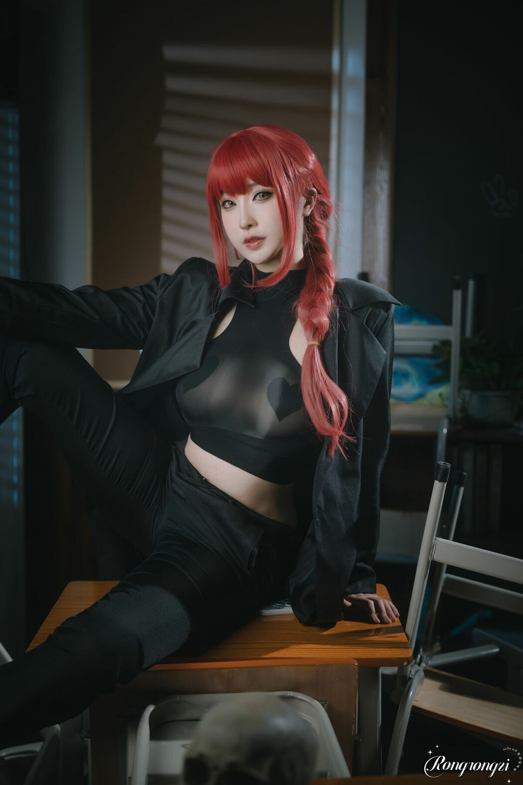 Coser@小容仔咕咕咕w – 链锯人 玛奇玛 (46P)