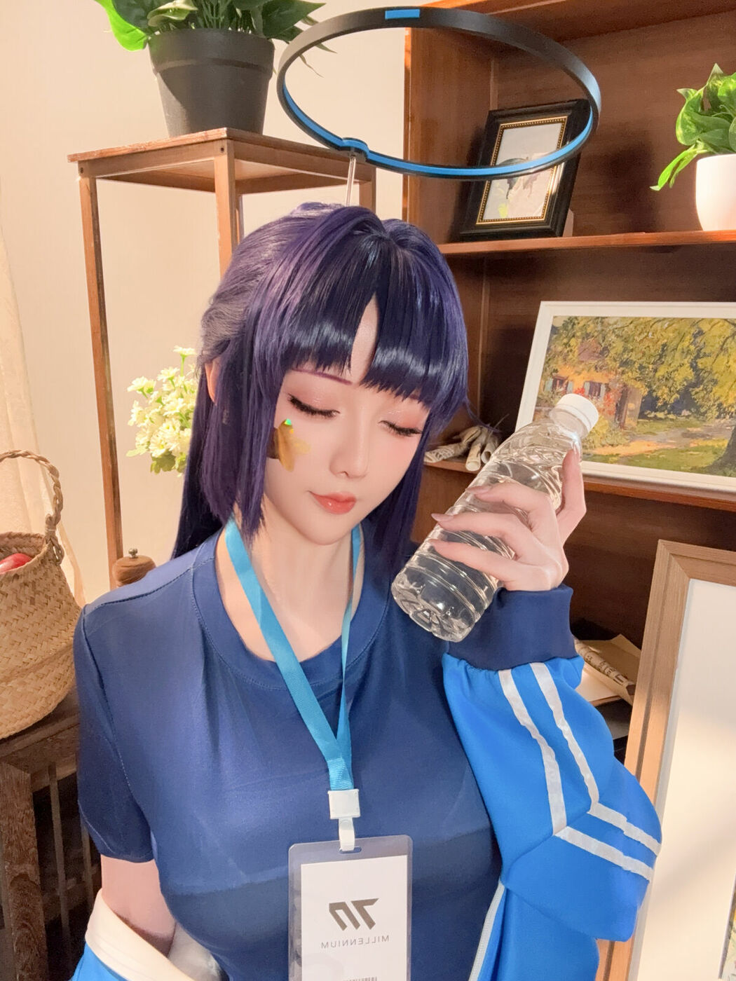 Coser@星之迟迟Hoshilily – 蔚蓝档案-早濑优香体操服 (70P – 1V)