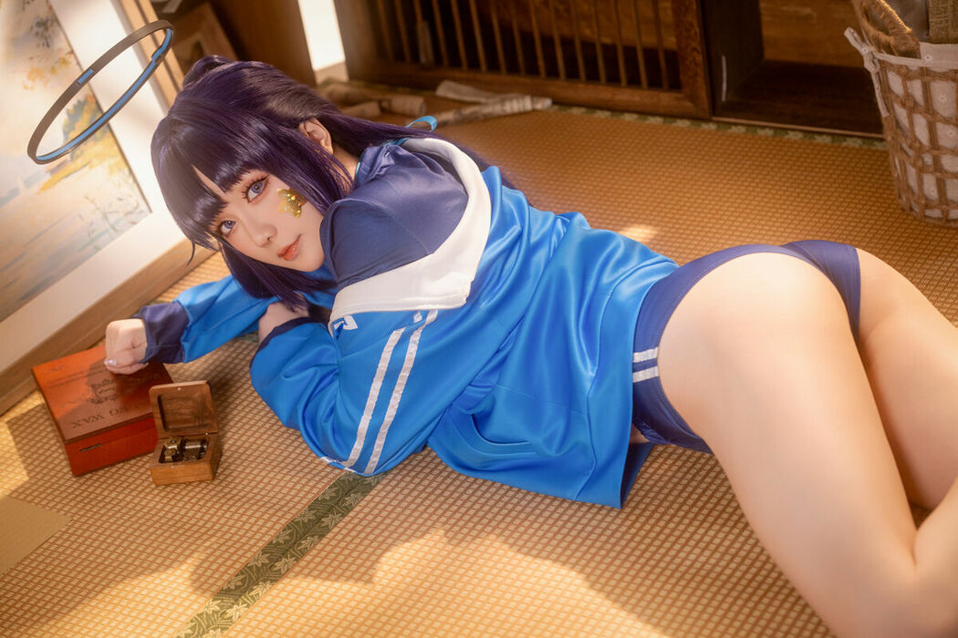 Coser@星之迟迟Hoshilily – 蔚蓝档案-早濑优香体操服 (70P – 1V)