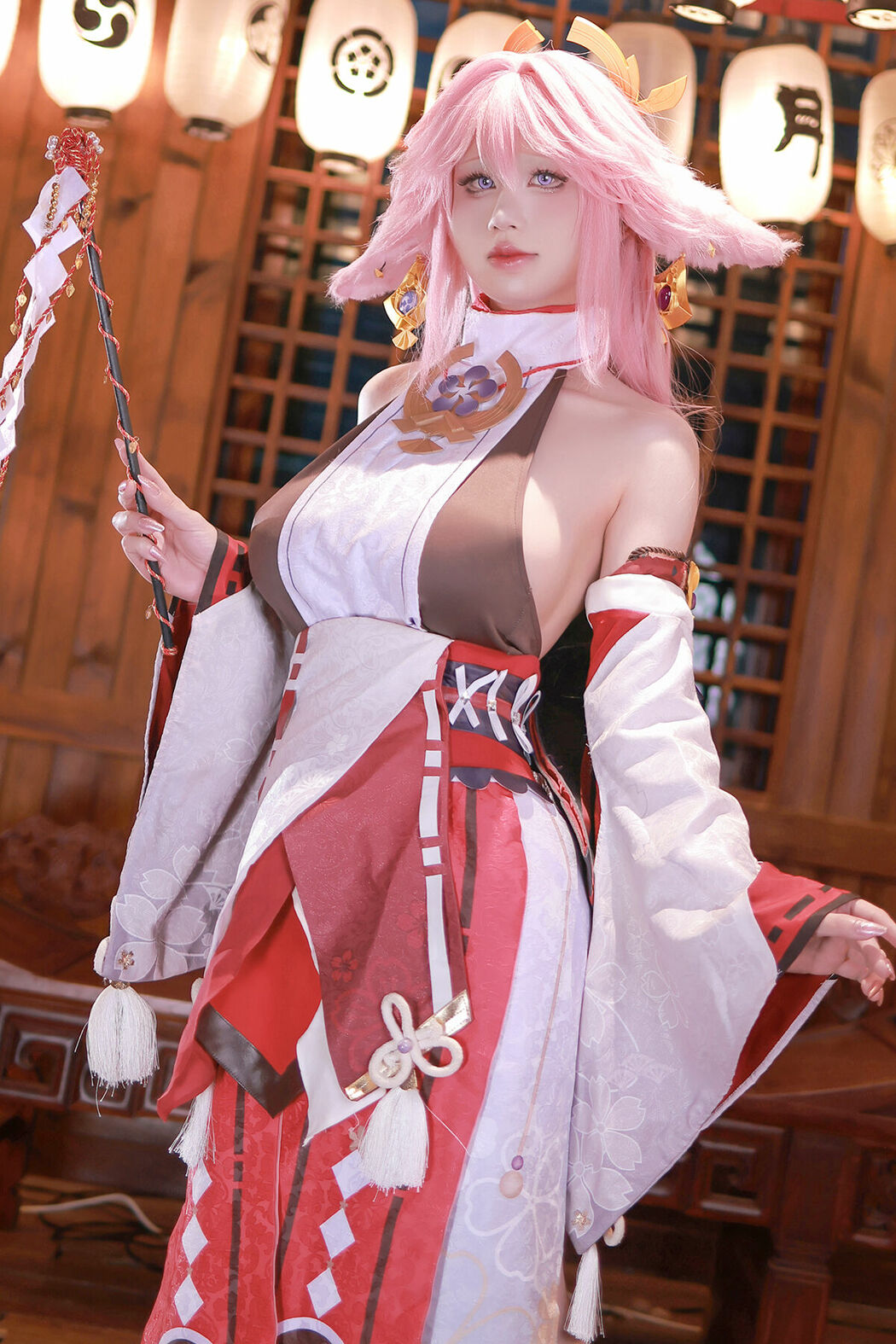 Coser@九曲Jean – 八重神子 (90P) Cover Photo