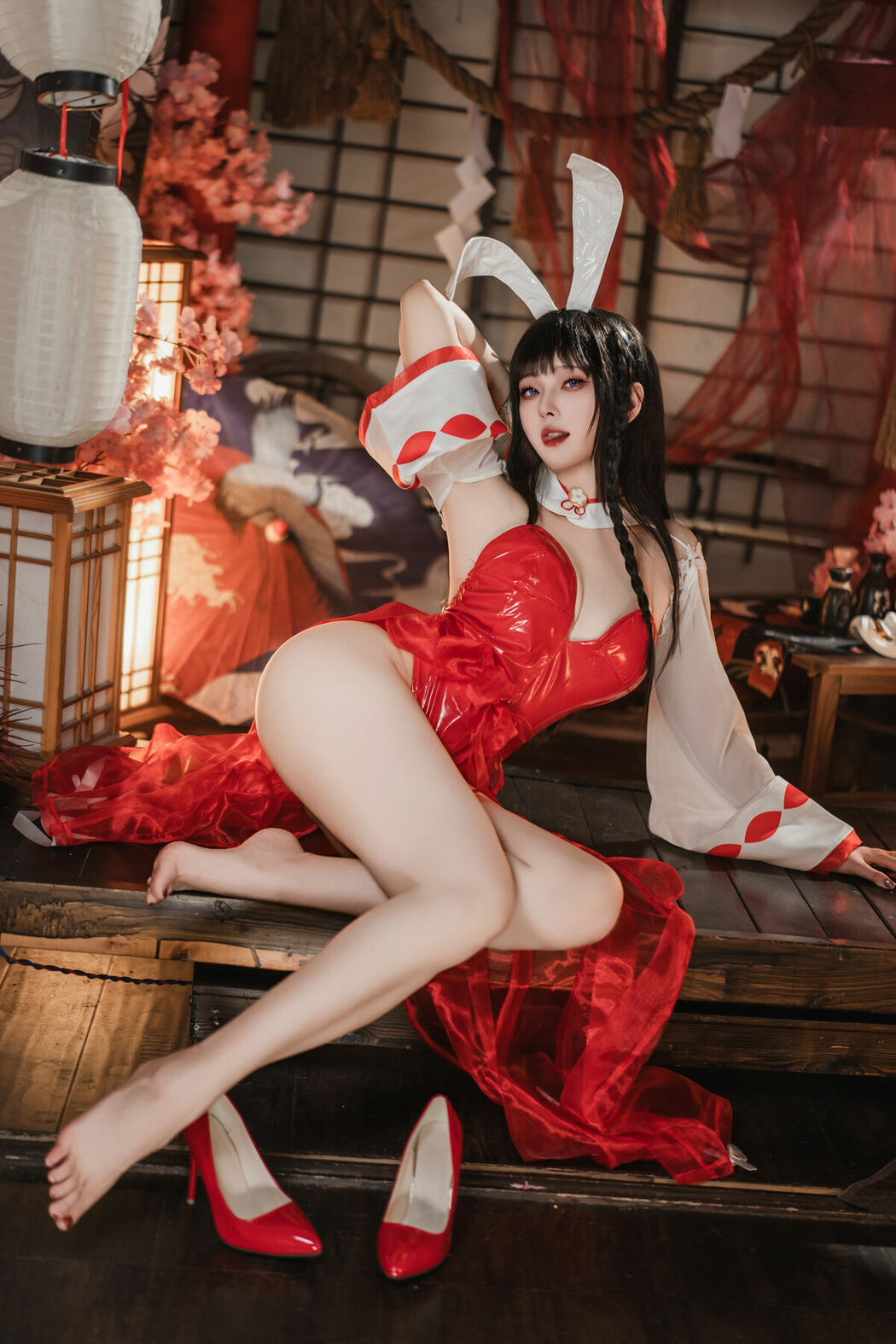 Coser@Natsuko夏夏子 – 碧蓝航线 大山巫女兔 (72P)