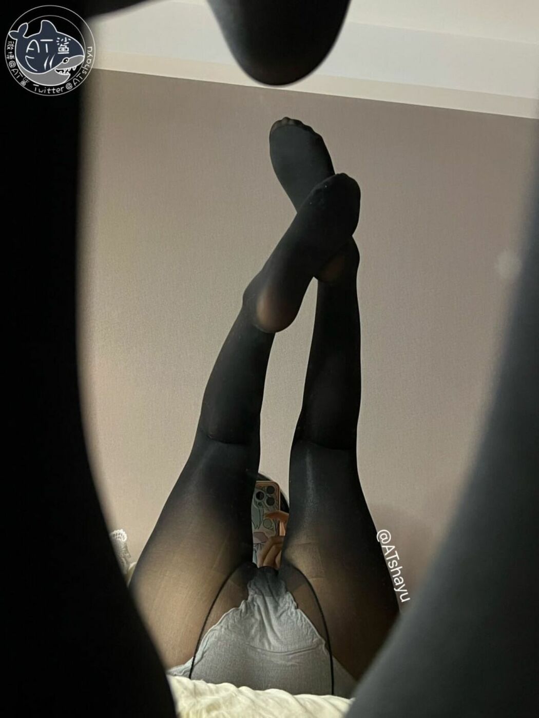 Coser@AT鲨 – 原相机质感黑裤袜 (59P – 3V)