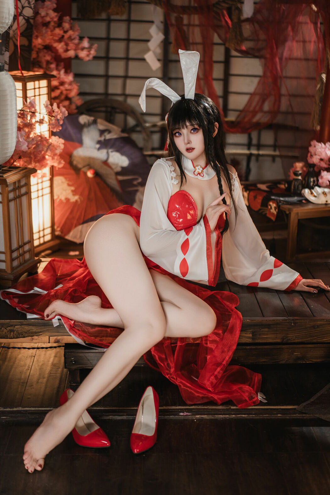 Coser@Natsuko夏夏子 – 碧蓝航线 大山巫女兔 (72P)