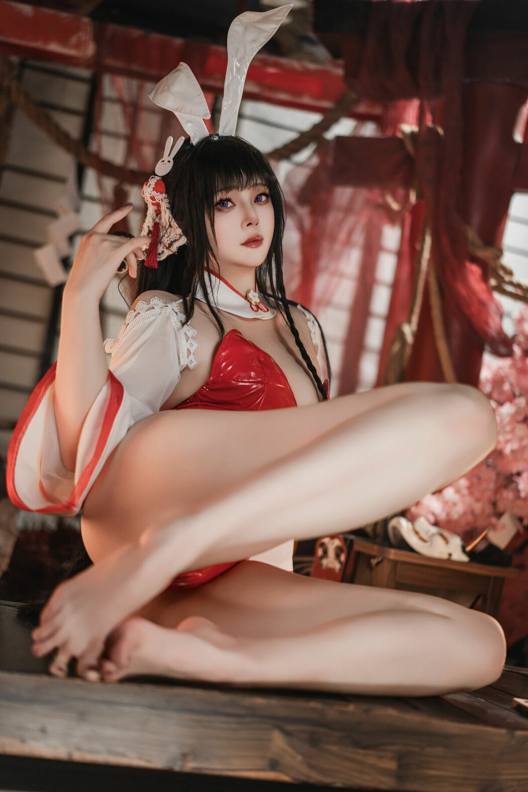 Coser@Natsuko夏夏子 – 碧蓝航线 大山巫女兔 (72P)