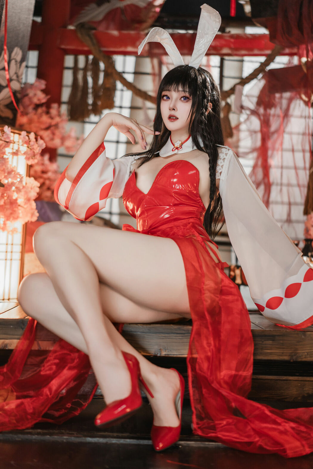 Coser@Natsuko夏夏子 – 碧蓝航线 大山巫女兔 (72P)