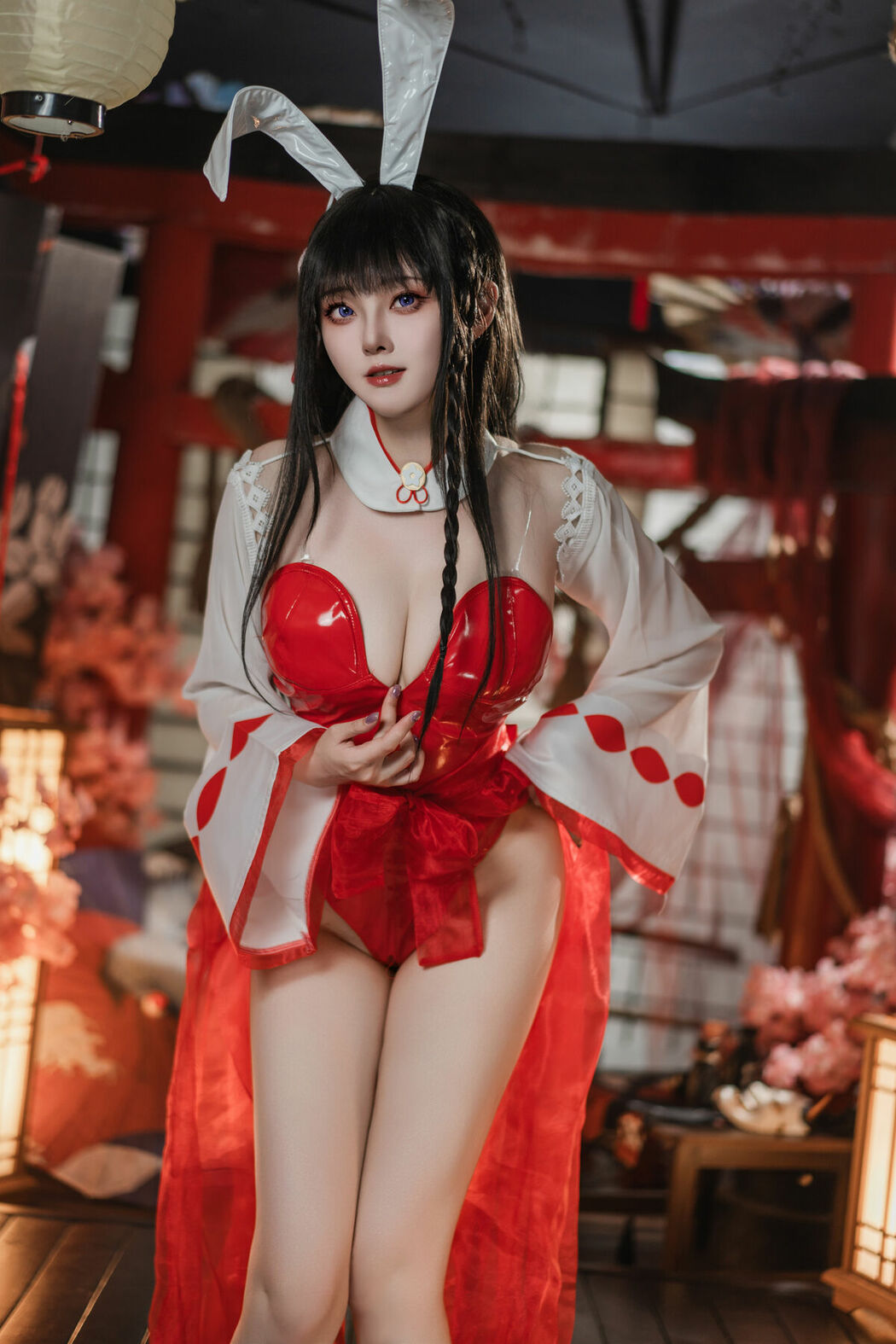 Coser@Natsuko夏夏子 – 碧蓝航线 大山巫女兔 (72P)