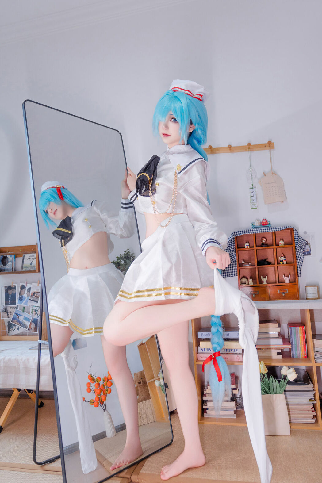 Coser@雪晴Astra – 雅努斯踌躇的换衣时间 (80P)