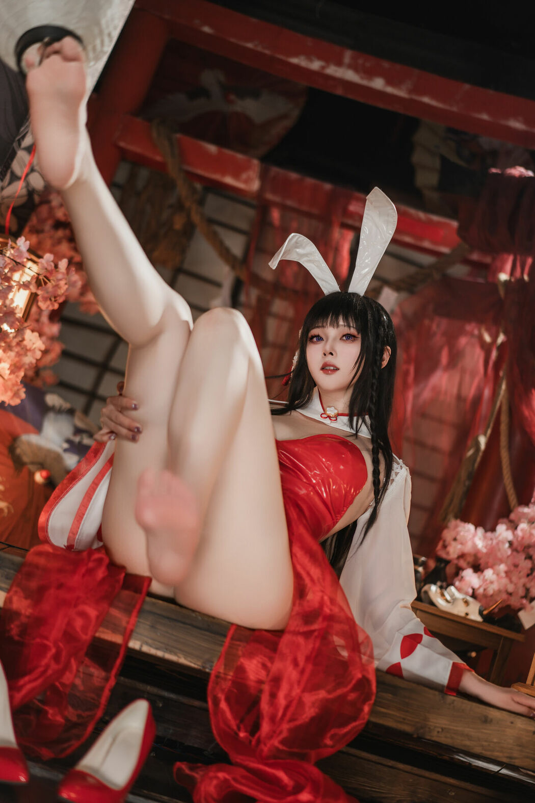 Coser@Natsuko夏夏子 – 碧蓝航线 大山巫女兔 (72P)