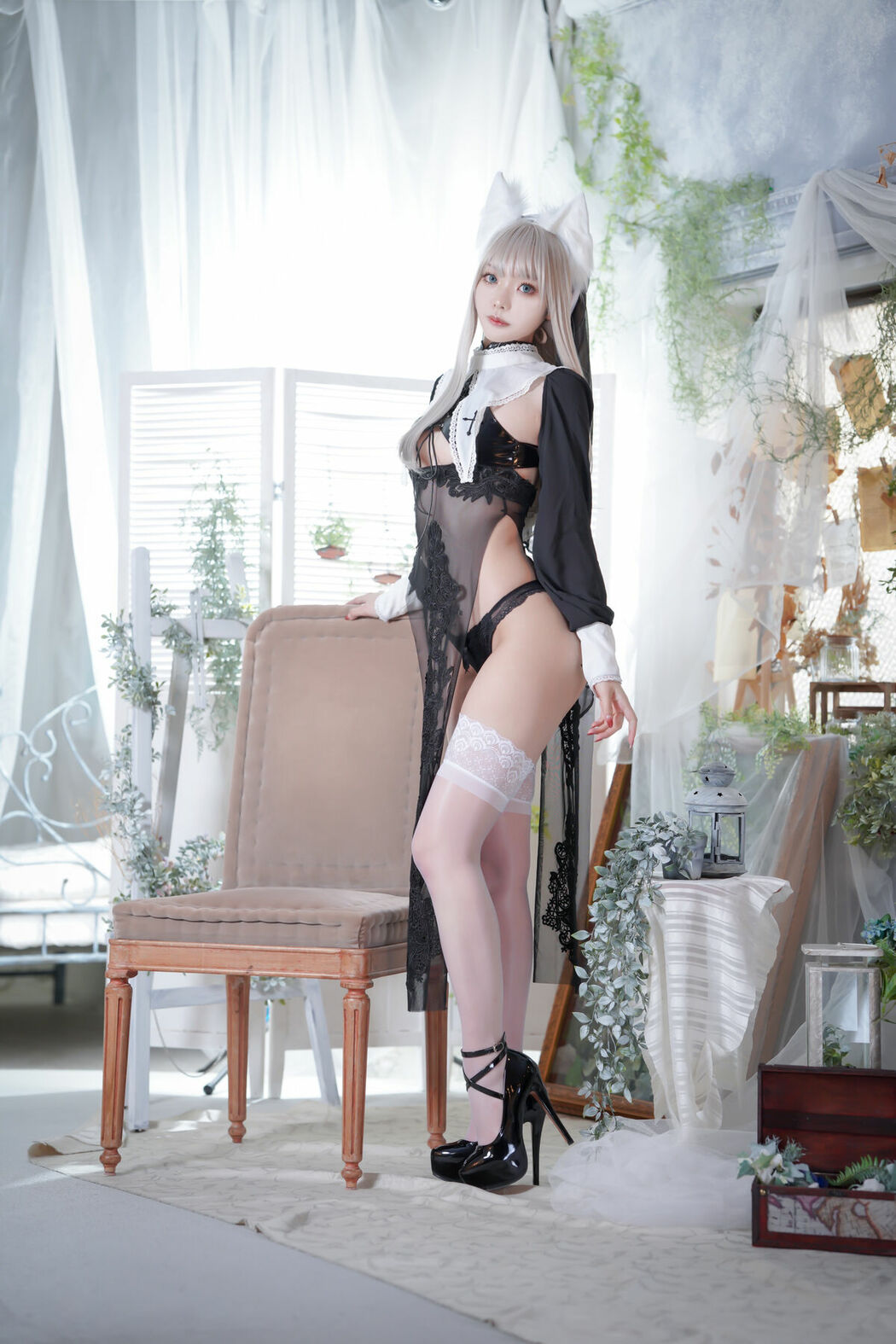 Coser@くろてぃあ くろ – KEMOMIMI WHITE Sister (56P)