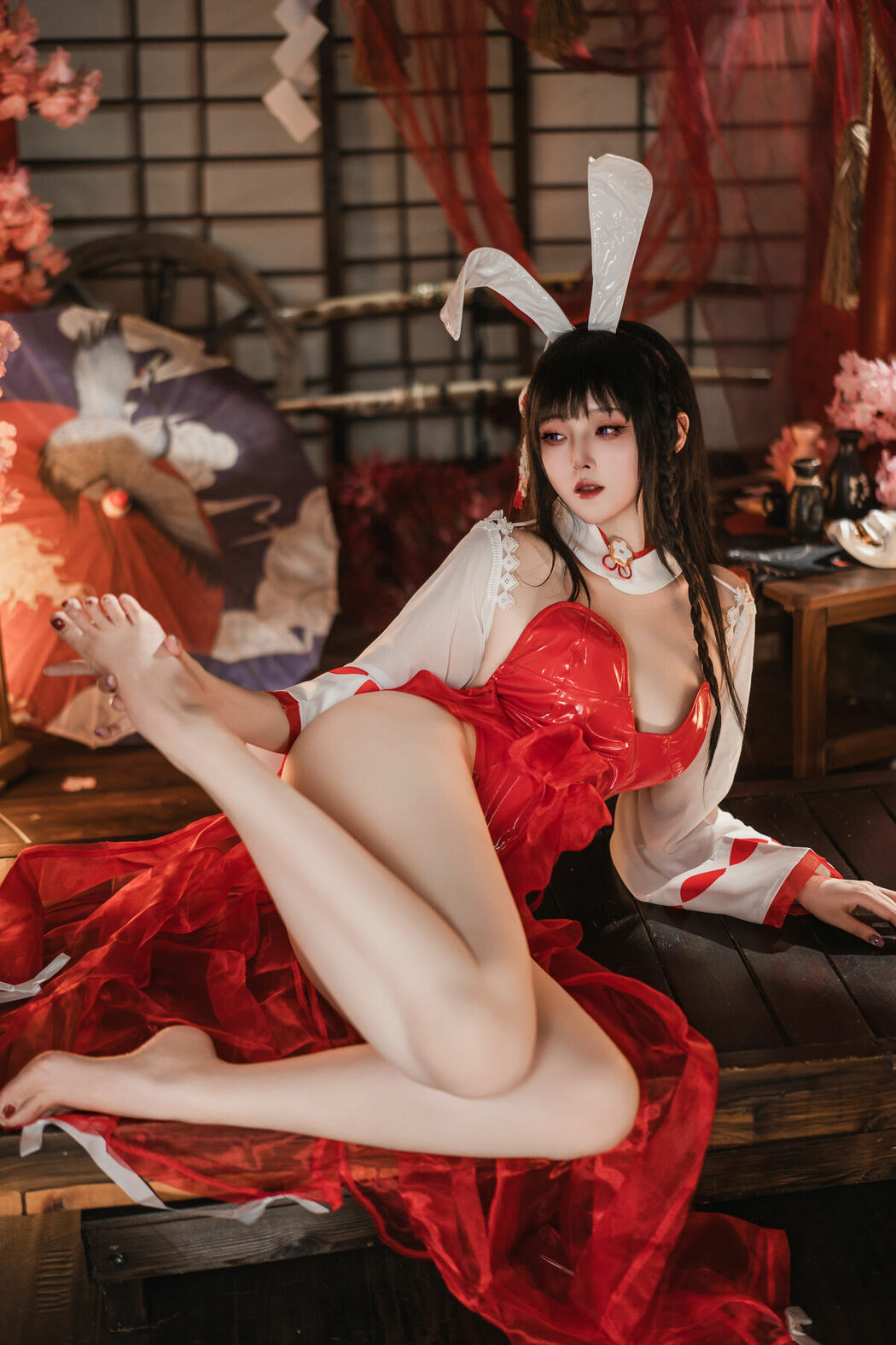 Coser@Natsuko夏夏子 – 碧蓝航线 大山巫女兔 (72P)