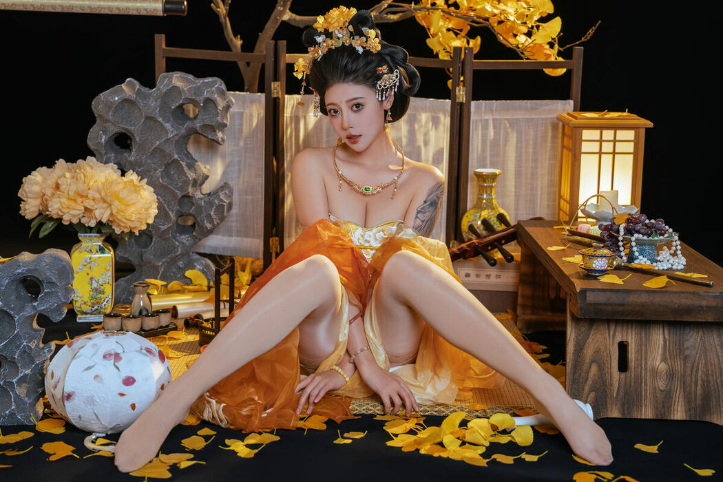 Coser@奈汐酱nice – 金笺寄月 (91P)