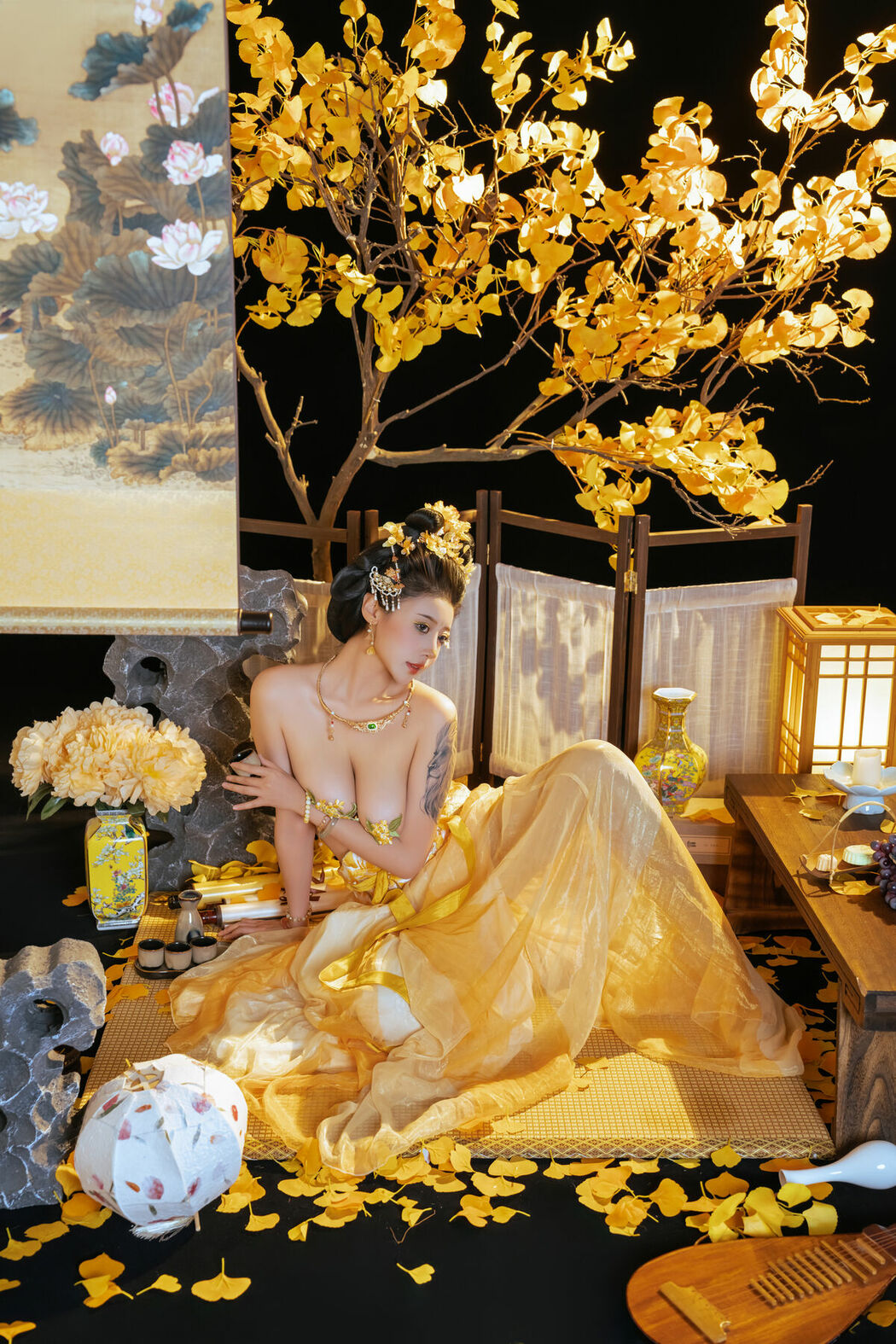 Coser@奈汐酱nice – 金笺寄月 (91P)