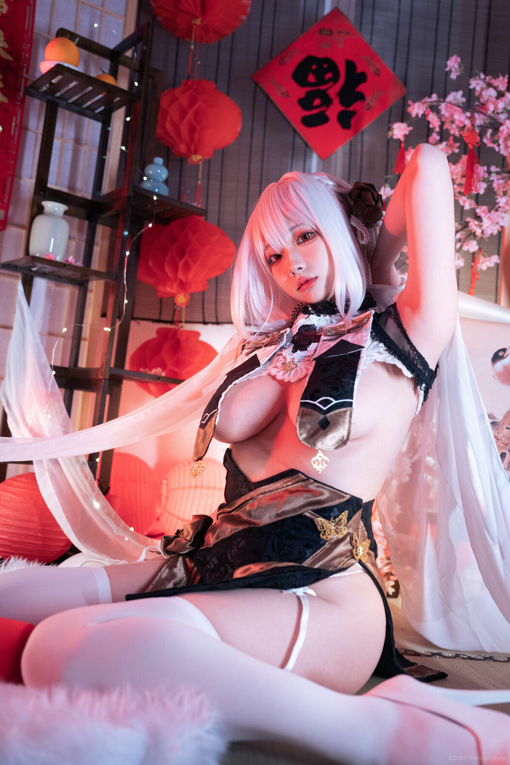 Coser@wendydydydy_酱油 – 碧蓝航线-天狼星旗袍 (19P)