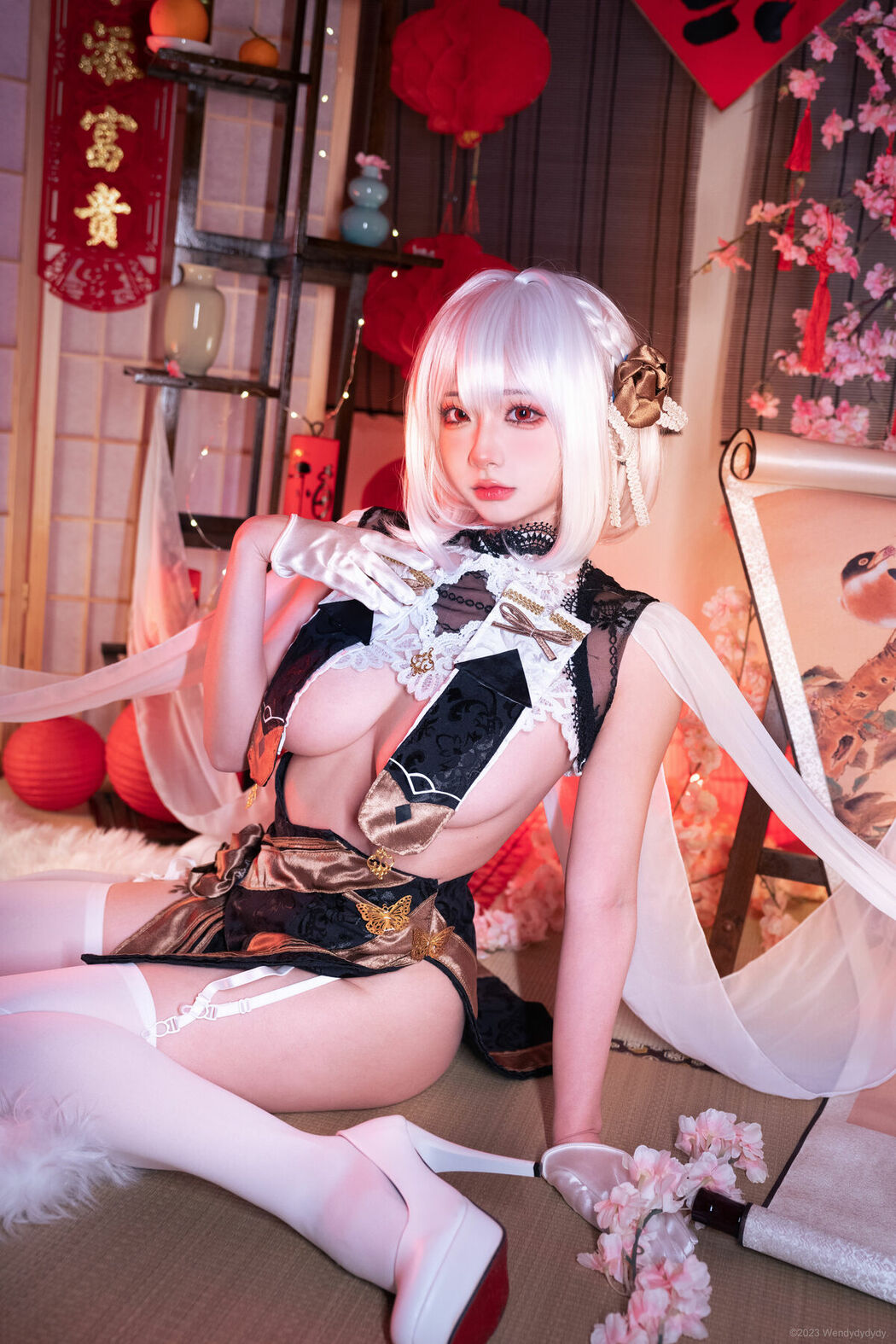 Coser@wendydydydy_酱油 – 碧蓝航线-天狼星旗袍 (19P)