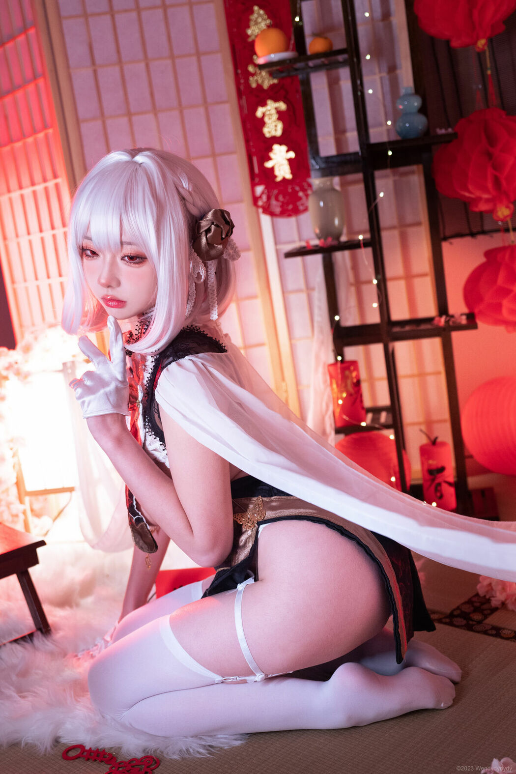 Coser@wendydydydy_酱油 – 碧蓝航线-天狼星旗袍 (19P)