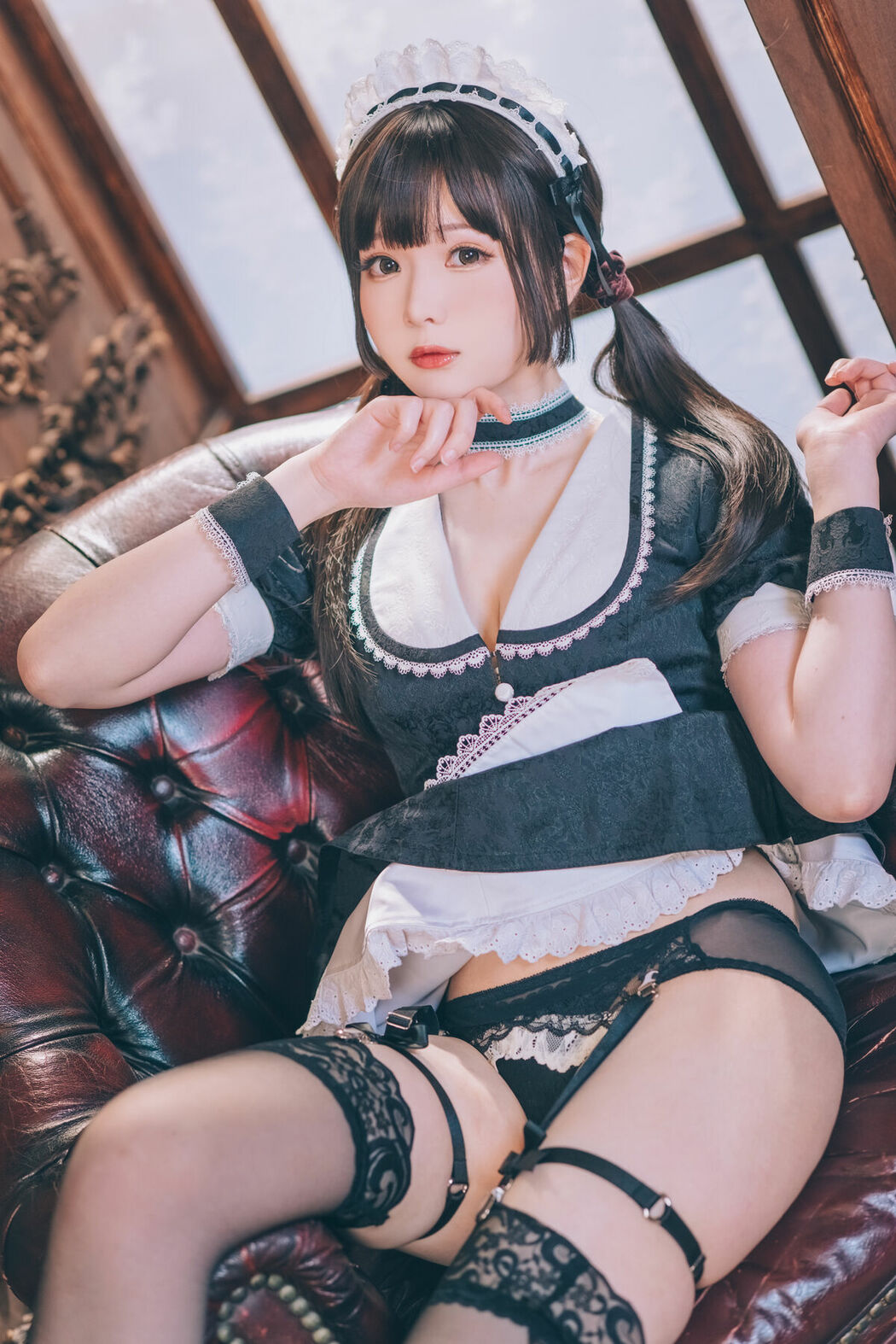 Coser@霜月shimo – 女僕圖鑑 Shimos Maid Collection Part01 (69P)
