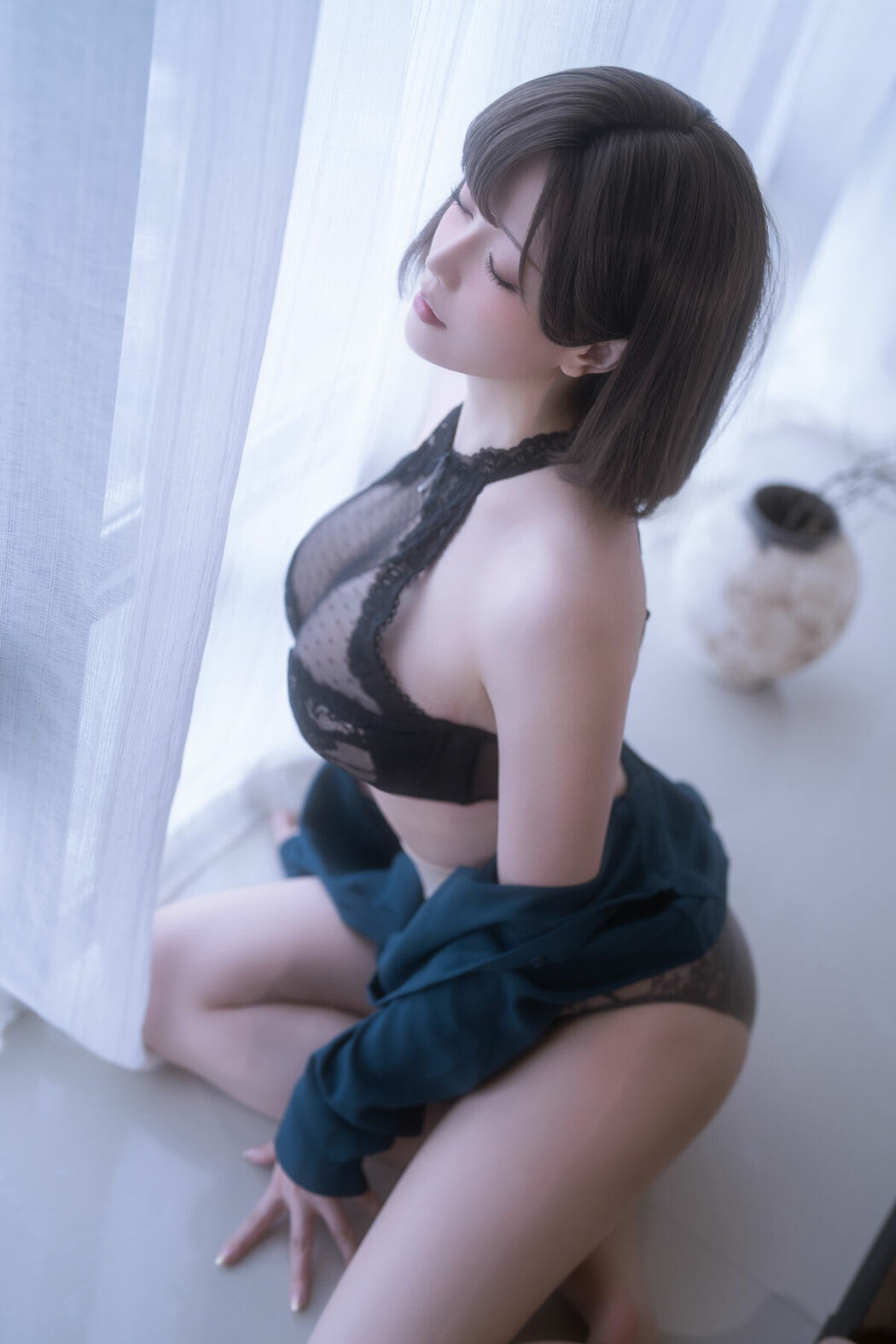Coser@星之迟迟Hoshilily – 热心的邻居姐姐 Part01 (57P)