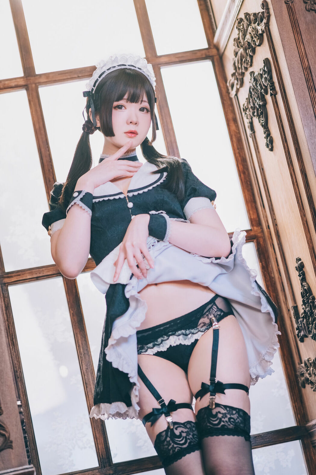 Coser@霜月shimo – 女僕圖鑑 Shimos Maid Collection Part01 (69P)