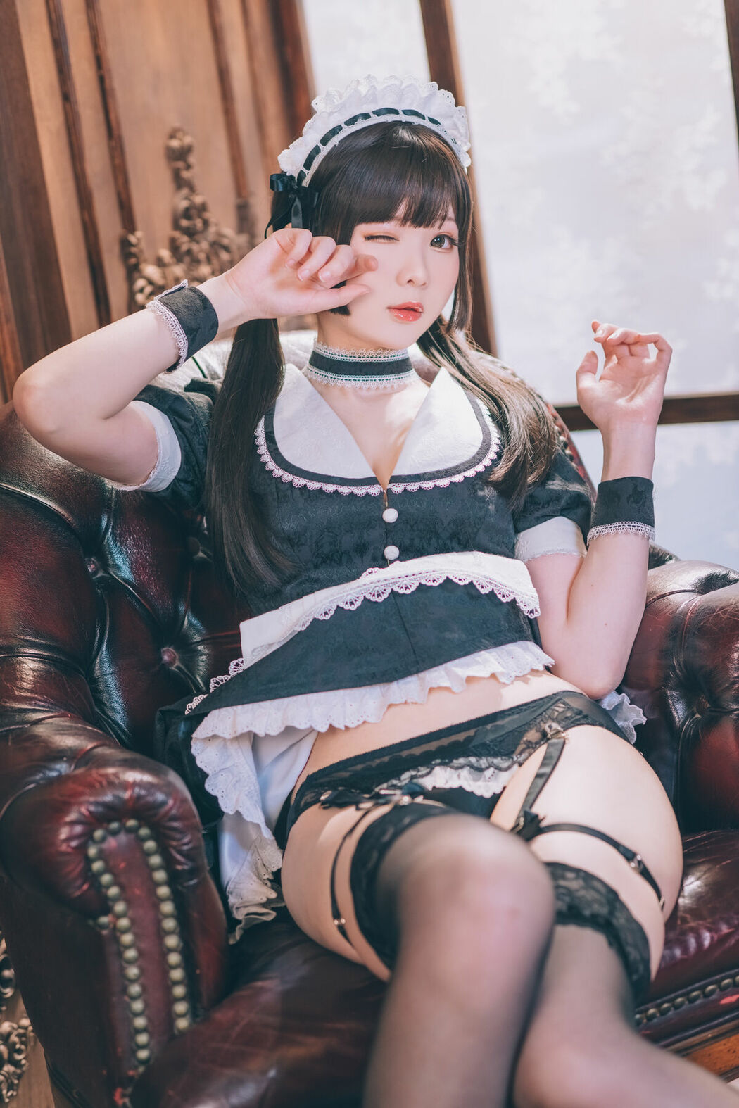 Coser@霜月shimo – 女僕圖鑑 Shimos Maid Collection Part01 (69P)