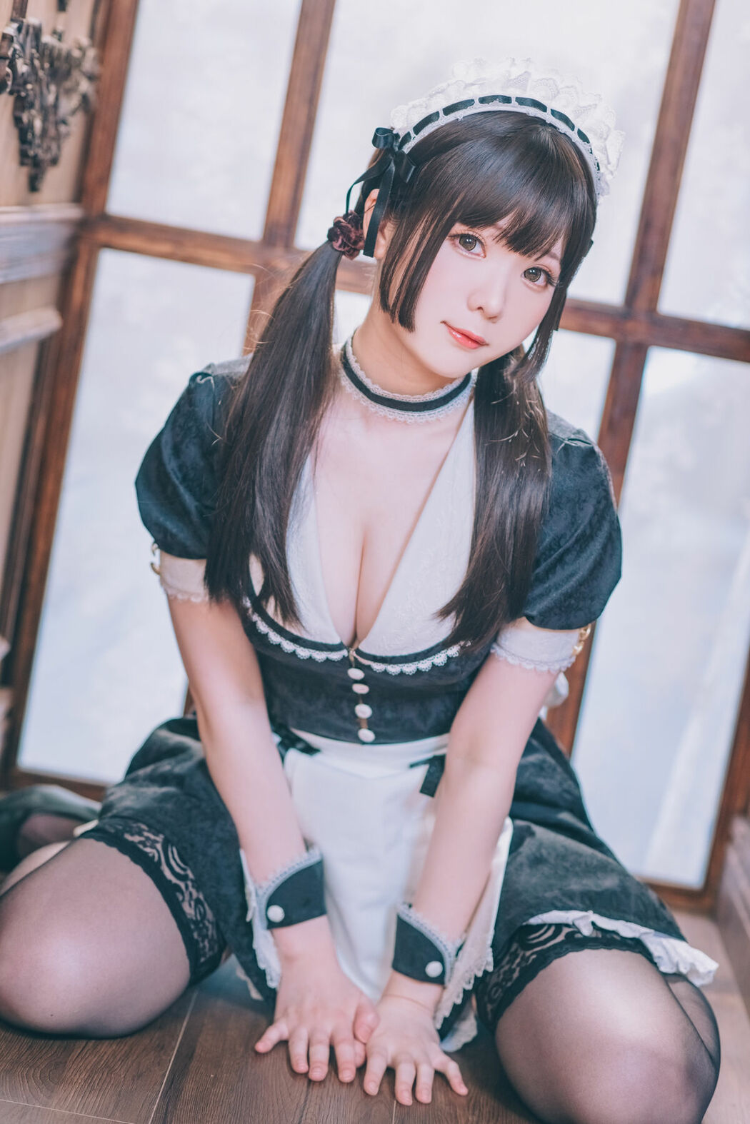 Coser@霜月shimo – 女僕圖鑑 Shimos Maid Collection Part01 (69P)
