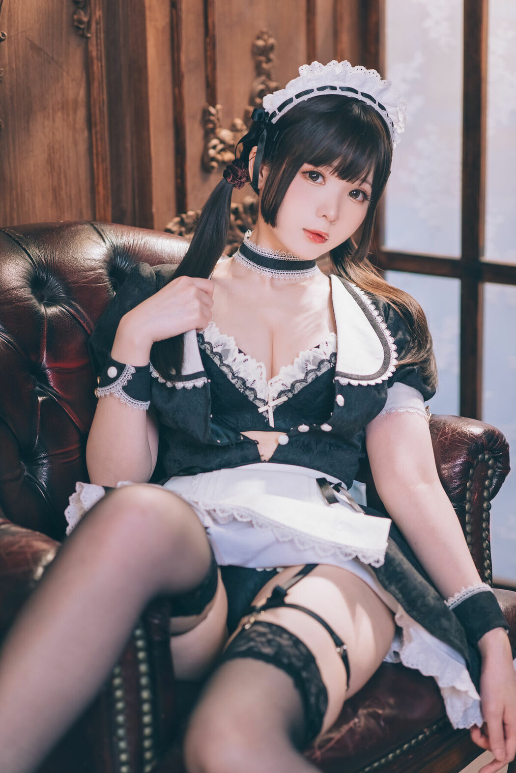 Coser@霜月shimo – 女僕圖鑑 Shimos Maid Collection Part01 (69P)