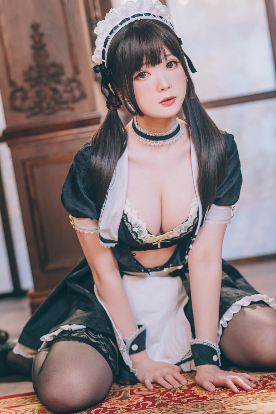 Coser@霜月shimo – 女僕圖鑑 Shimos Maid Collection Part01 (69P)