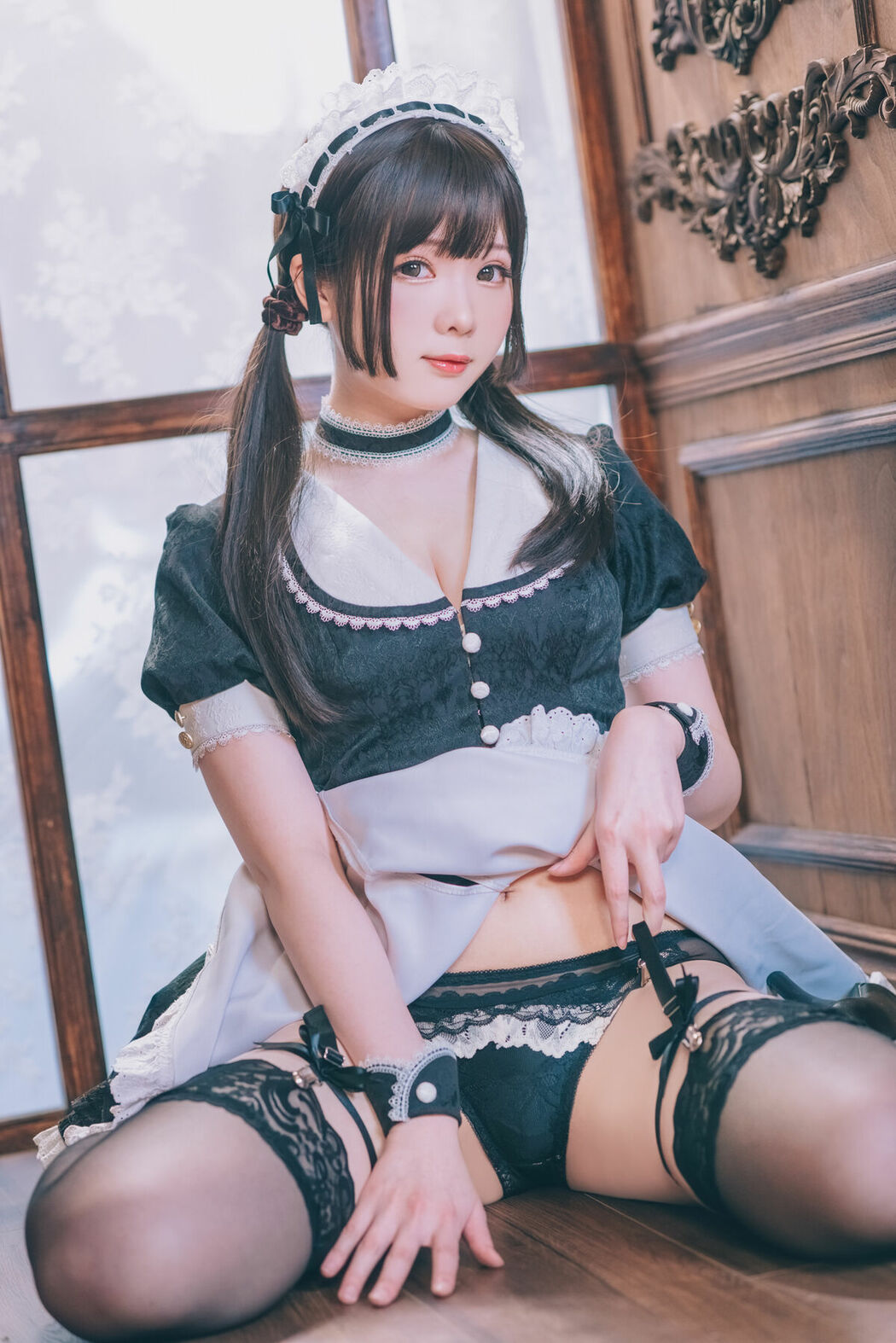 Coser@霜月shimo – 女僕圖鑑 Shimos Maid Collection Part01 (69P)
