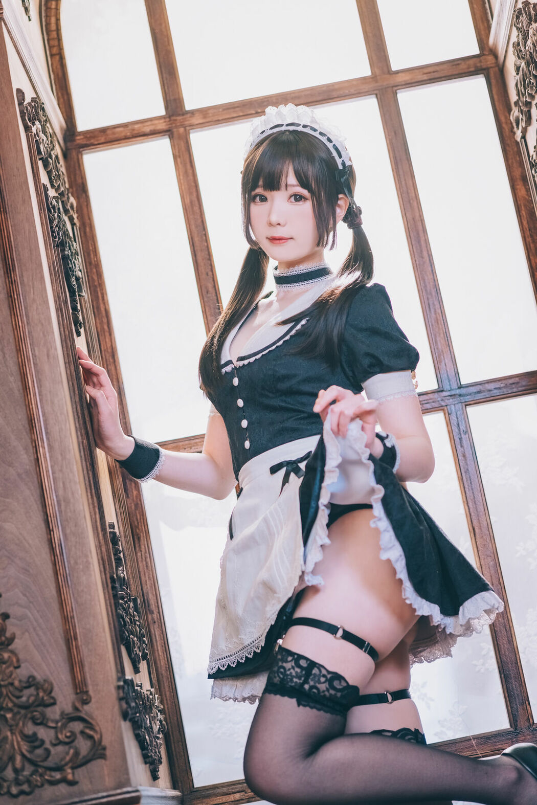 Coser@霜月shimo – 女僕圖鑑 Shimos Maid Collection Part01 (69P)