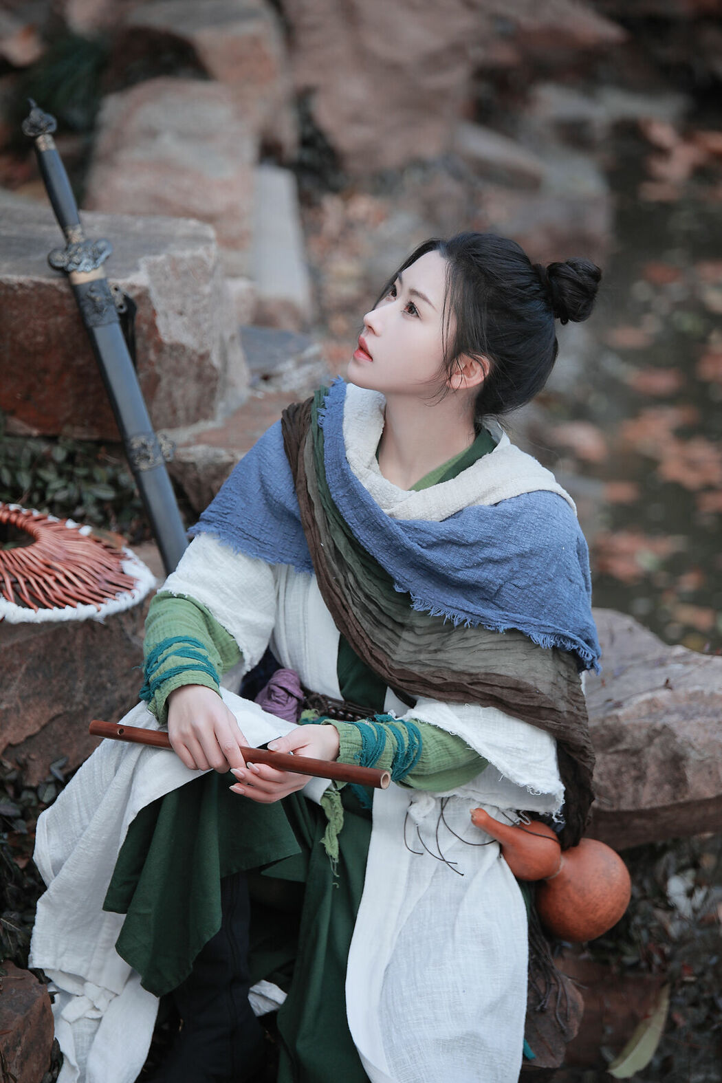 YiTuYu艺图语 Vol.9375 Yi Zhan Bai Cha Qing Huan (22P)