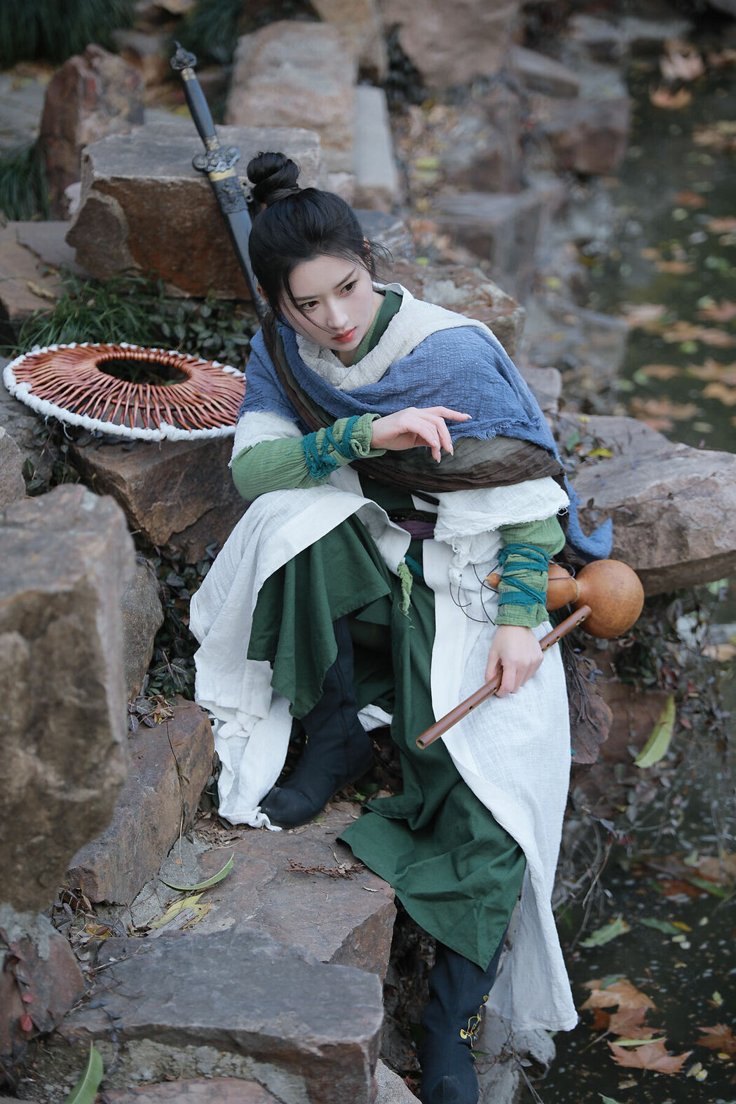 YiTuYu艺图语 Vol.9375 Yi Zhan Bai Cha Qing Huan (22P)