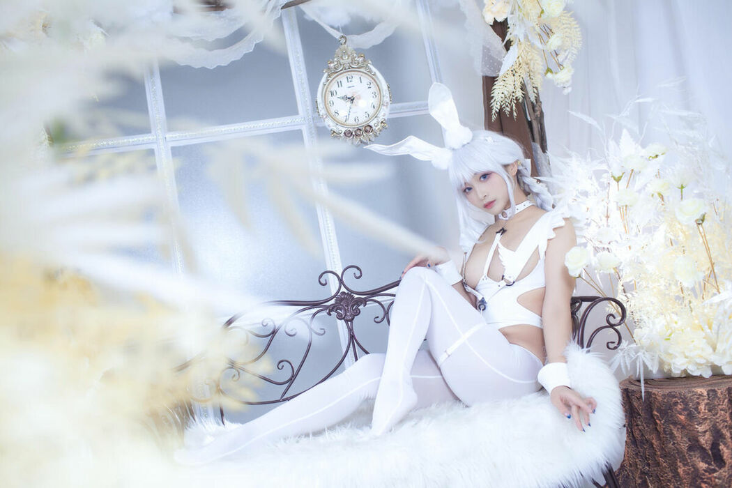 Coser@洛璃LoLiSAMA – 碧蓝航线 恶毒 白兔 (52P)