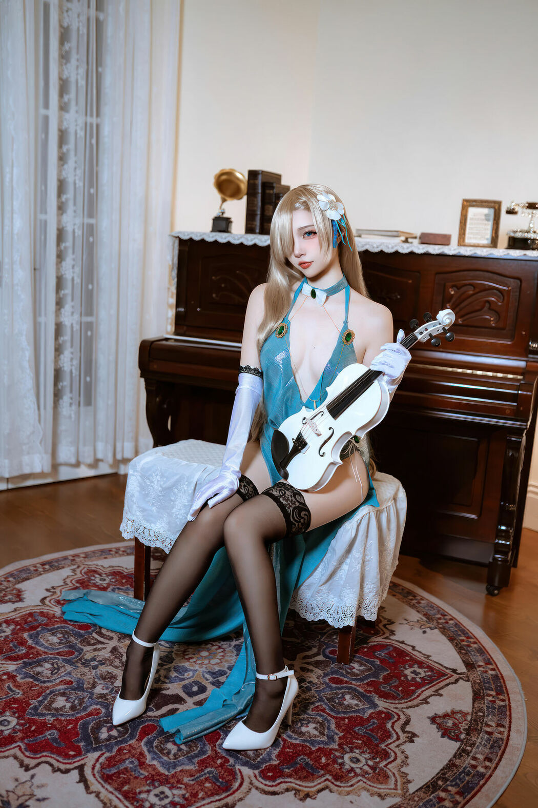 Coser@二佐Nisa – 蔚蓝档案 明日奈礼服 (29P)