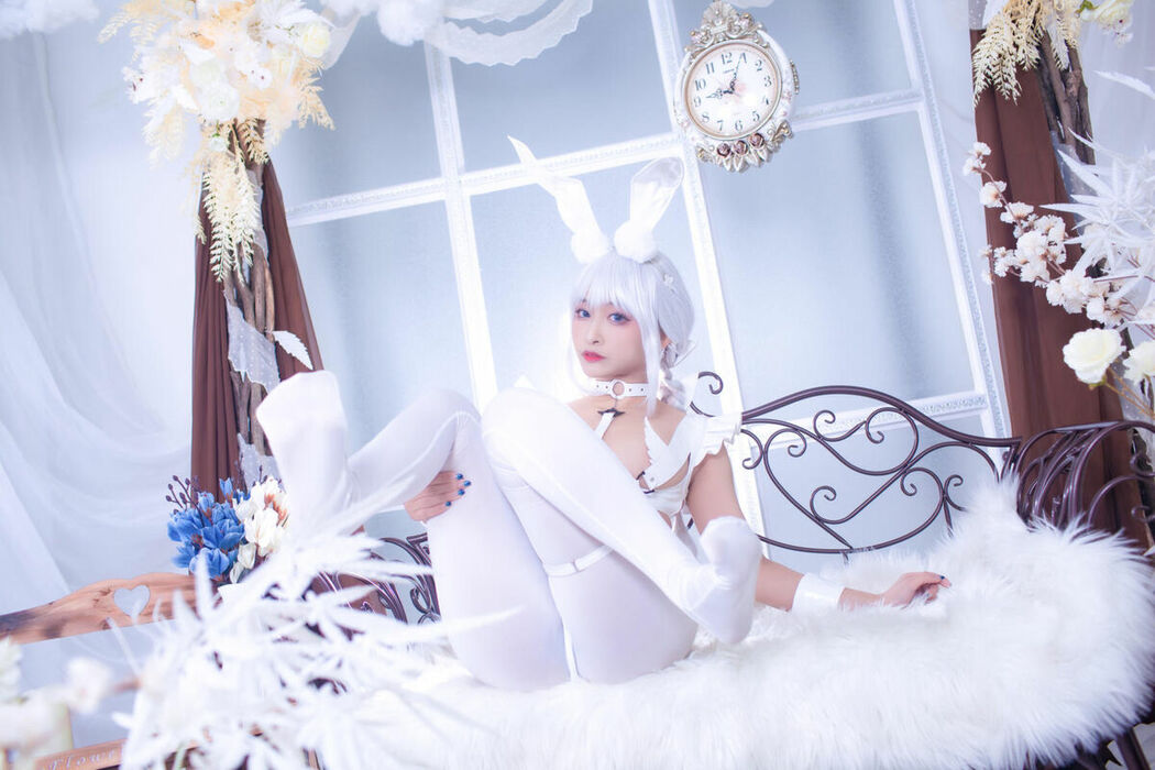 Coser@洛璃LoLiSAMA – 碧蓝航线 恶毒 白兔 (52P)