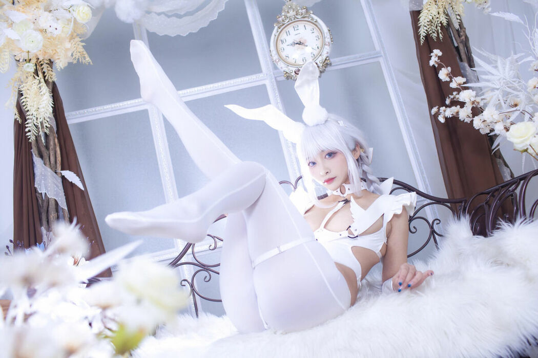 Coser@洛璃LoLiSAMA – 碧蓝航线 恶毒 白兔 (52P)