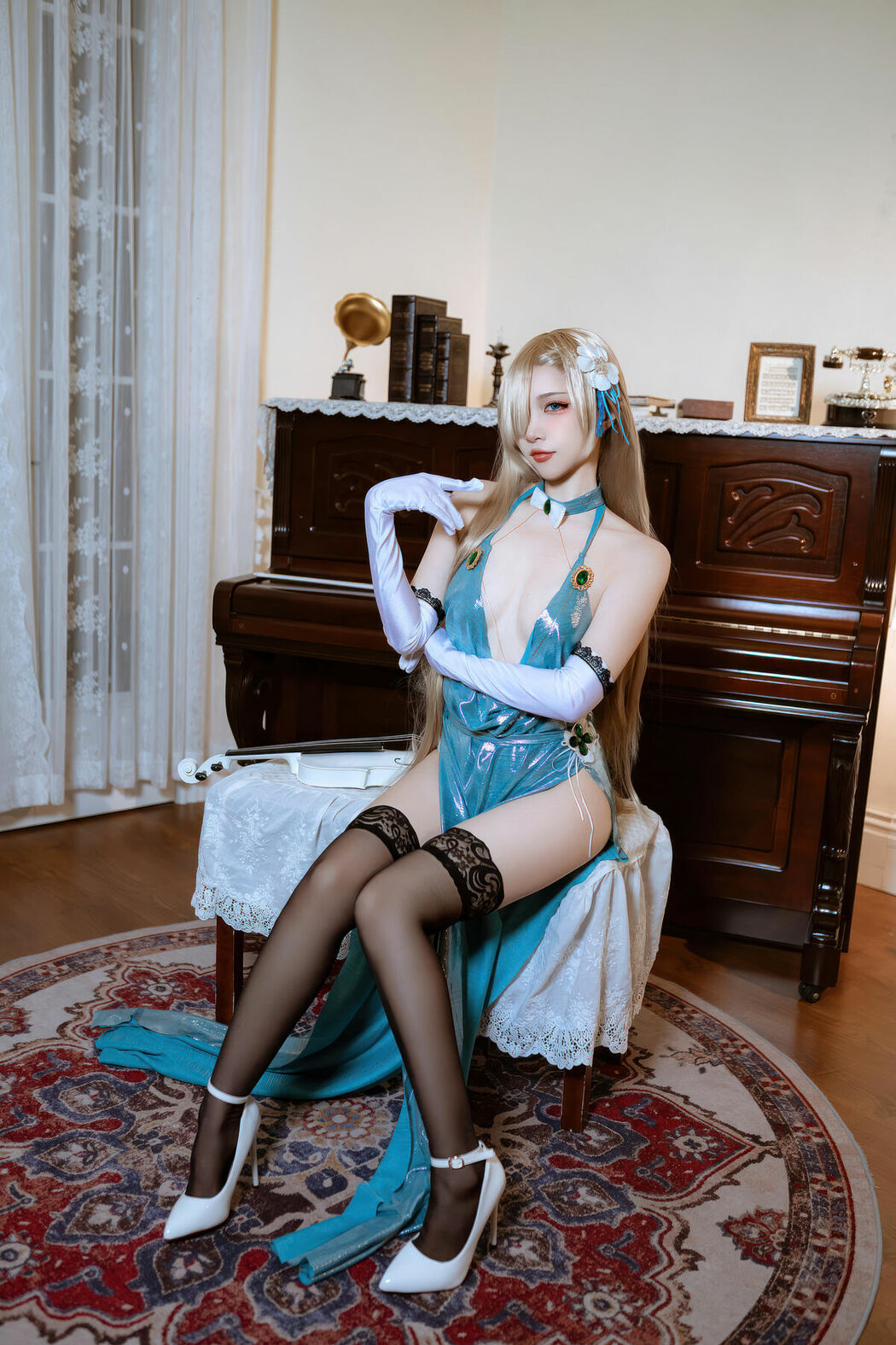Coser@二佐Nisa – 蔚蓝档案 明日奈礼服 (29P)