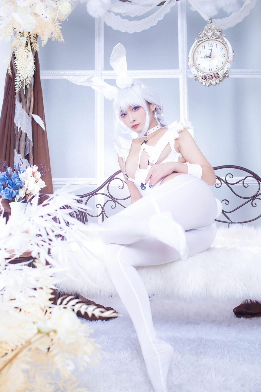 Coser@洛璃LoLiSAMA – 碧蓝航线 恶毒 白兔 (52P)