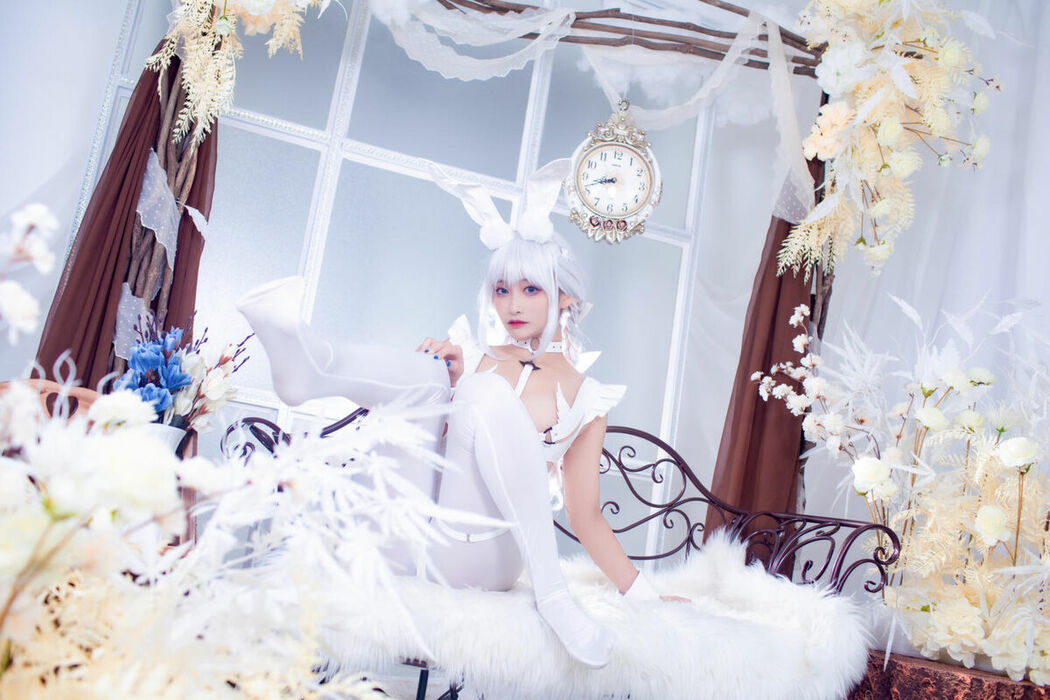 Coser@洛璃LoLiSAMA – 碧蓝航线 恶毒 白兔 (52P)