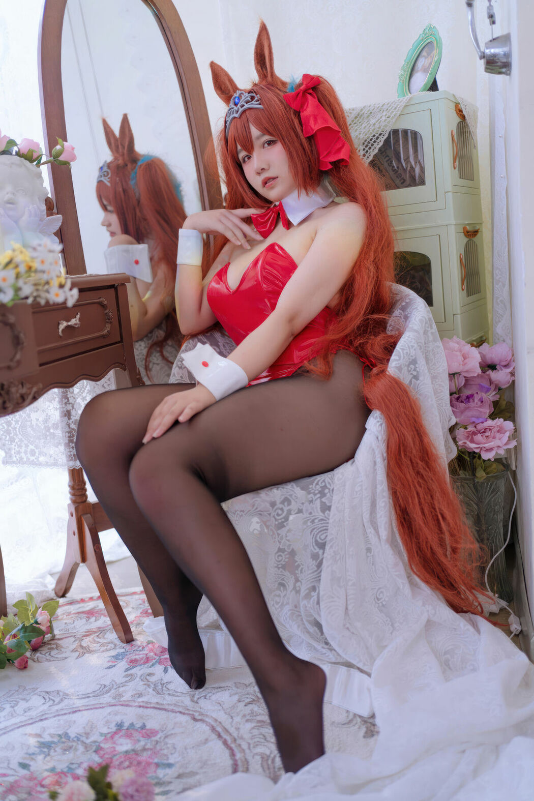 Coser@阿半今天很开心 – 赛马娘 大和赤骥兔女郎 (36P)