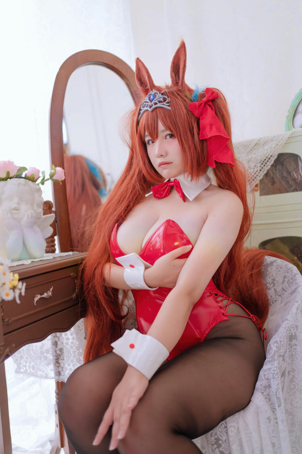 Coser@阿半今天很开心 – 赛马娘 大和赤骥兔女郎 (36P)