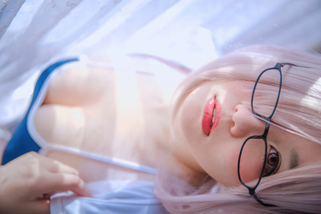 Coser@阿半今天很开心 – 玛修同人体操服 (21P)