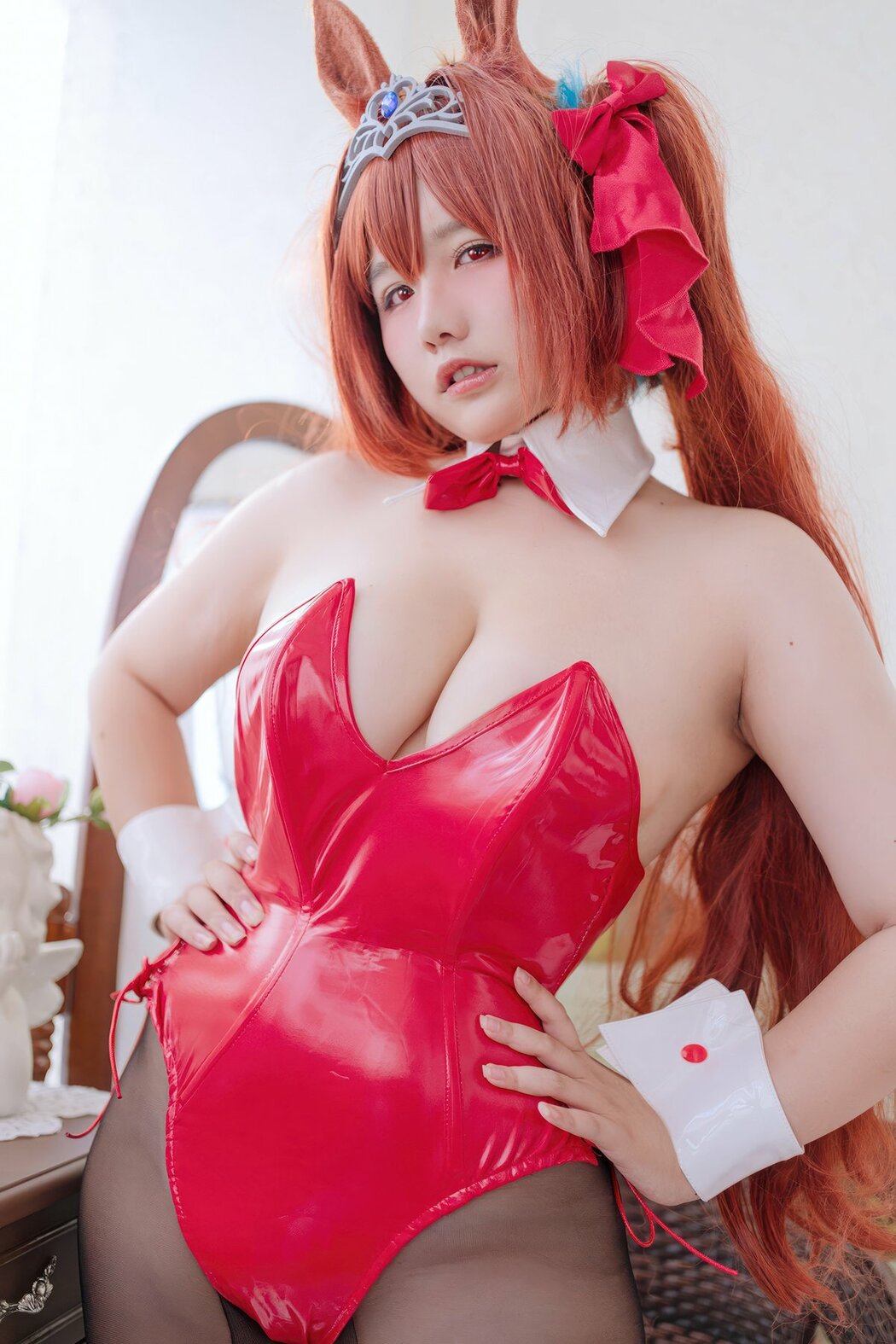 Coser@阿半今天很开心 – 赛马娘 大和赤骥兔女郎 (36P) Cover Photo