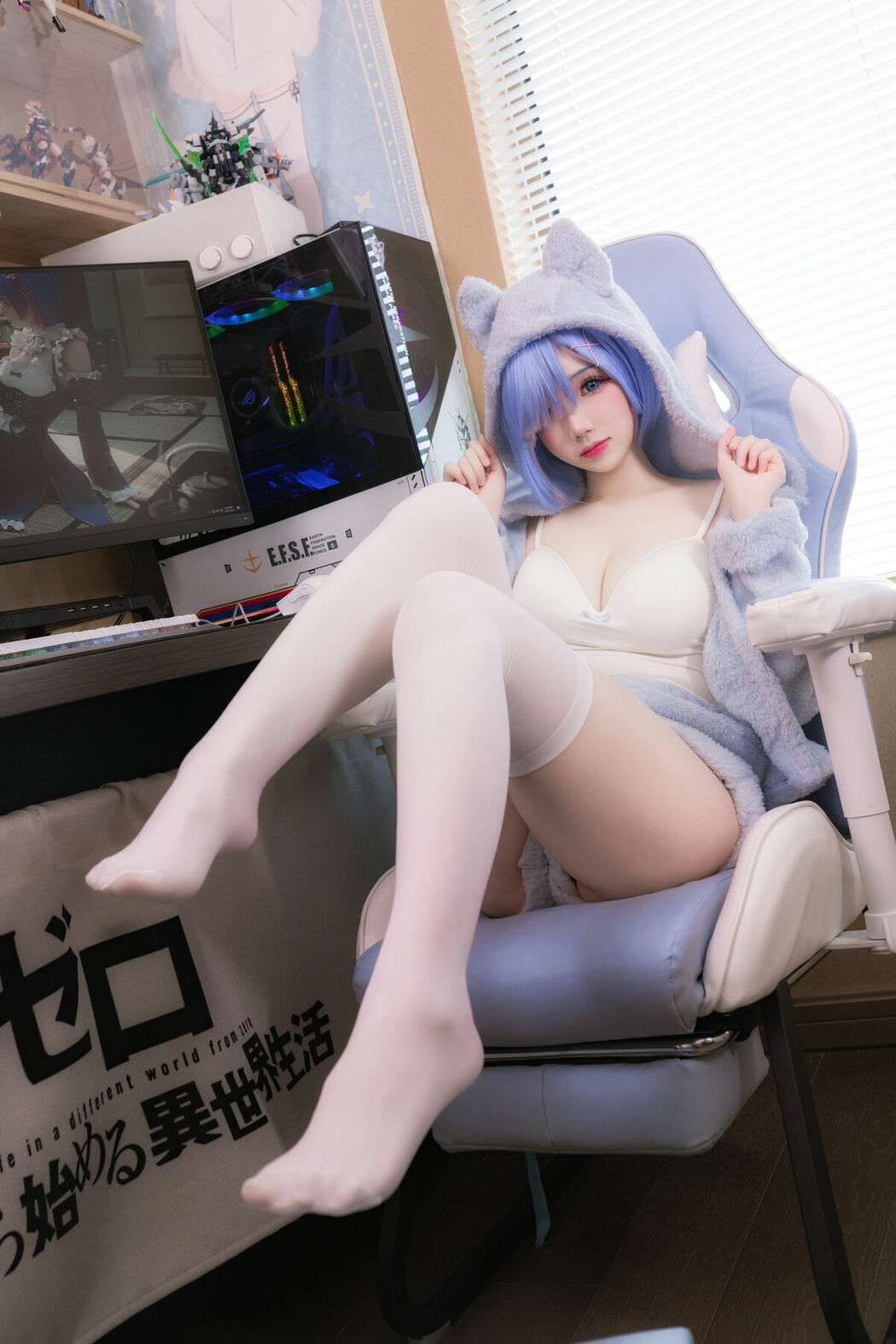 Coser@雪晴Astra – 蕾姆猫猫 (14P)