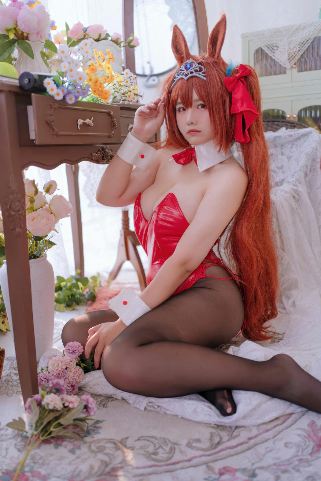 Coser@阿半今天很开心 – 赛马娘 大和赤骥兔女郎 (36P)